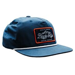 Кепка-снэпбек Roasted Mountain со шнуром, темно-синяя (Roasted Mountain Rope Snapback) | Black Rifle Coffee