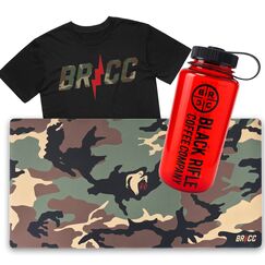 Набор M81 Bolt с футболкой, ковриком и бутылкой (M81 Bolt Bundle) | Black Rifle Coffee