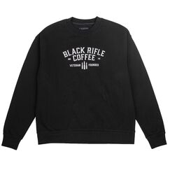 Свитшот Three Rounds, черный (Three Rounds Crewneck) | Black Rifle Coffee