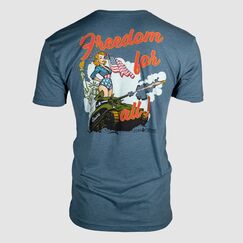 Футболка Freedom For All Blue (Freedom For All Blue Tee) | Zero Foxtrot