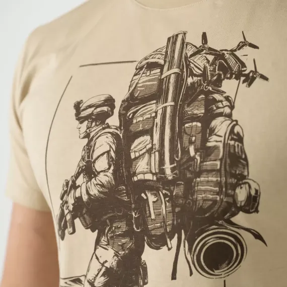 Футболка с принтом «легкая пехота» (T-shirt (Light infantry)) | Helikon-Tex