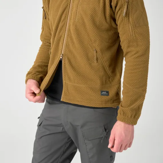 Тактическая куртка Alpha из флиса Grid Fleece (Alpha Tactical Jacket - Grid Fleece) | Helikon-Tex