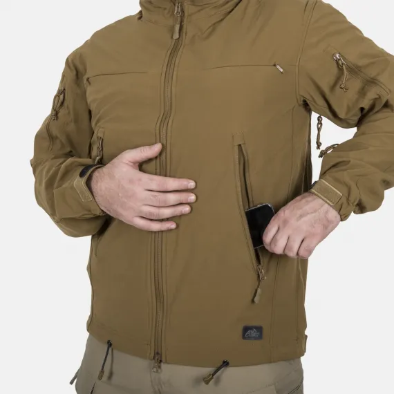 Софтшелл-куртка Cougar QSA + HID с ветрозащитой (Cougar QSA + HID Jacket - Soft Shell Windblocker) | Helikon-Tex