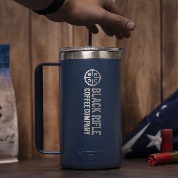 Френч-пресс YETI Company Logo (BRCC x YETI Company Logo French Press) | Black Rifle Coffee