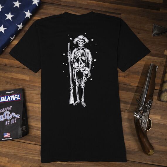 Футболка Join or Die по мотивам рисунка Бенджамина Франклина (Join or Die T-Shirt) | Black Rifle Coffee
