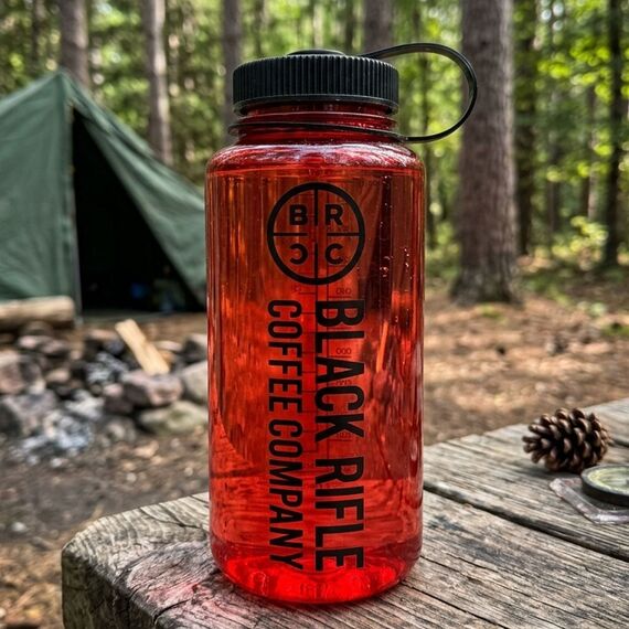 Бутылка Nalgene Company Logo Ruby Red, 946 мл (Company Logo Nalgene, 32oz, Ruby Red) | Black Rifle Coffee