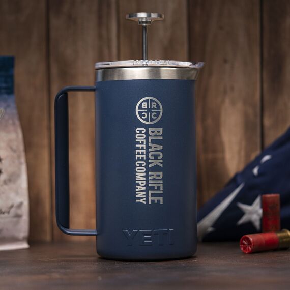 Френч-пресс YETI Company Logo (BRCC x YETI Company Logo French Press) | Black Rifle Coffee