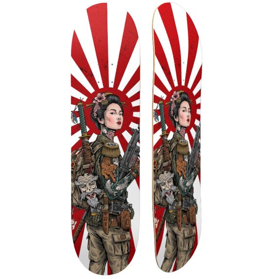 Дека для скейтборда Dictator Geisha (Dictator Geisha Skate Deck) | Black Rifle Coffee
