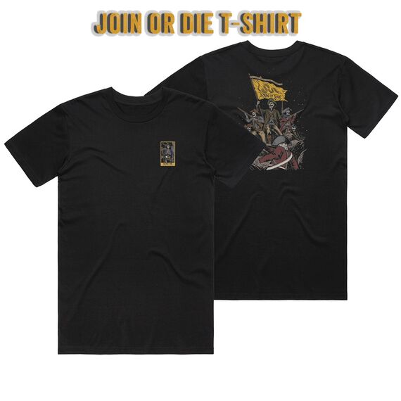 Футболка Join or Die, лимитированная серия (Join or Die T-Shirt) | Black Rifle Coffee