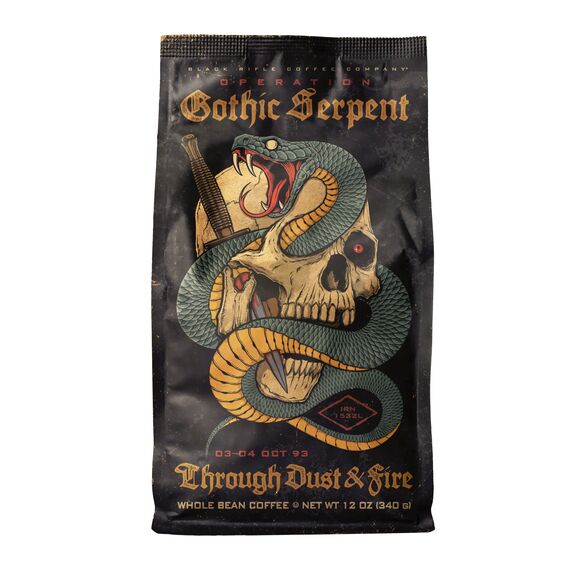 Кофе Gothic Serpent 3.0 в зернах (Gothic Serpent 3.0, 12oz, Whole Bean) | Black Rifle Coffee