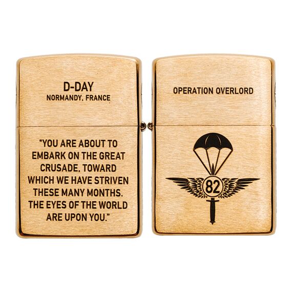 Зажигалка Zippo D-Day 82nd Anniversary (D-Day 82nd Anniversary Lighter) | Black Rifle Coffee
