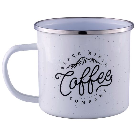 Кружка эмалированная Coffee Shop (Coffee Shop Enamel Mug) | Black Rifle Coffee