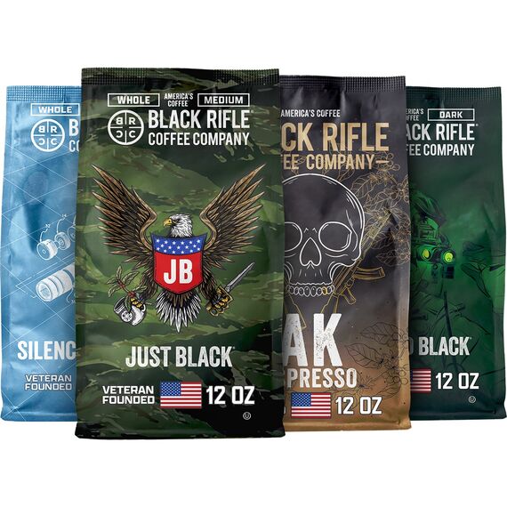 Набор кофе Complete Mission Fuel Kit из четырех сортов (Complete Mission Fuel Kit) | Black Rifle Coffee