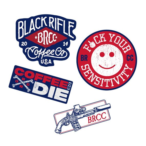 Набор наклеек Not Tea 2025 № 83 (Not Tea 2025 Sticker Pack 83) | Black Rifle Coffee