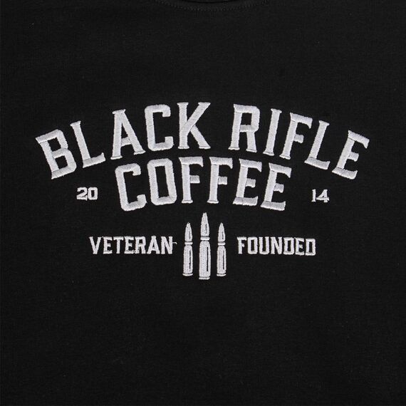 Свитшот Three Rounds, черный (Three Rounds Crewneck) | Black Rifle Coffee