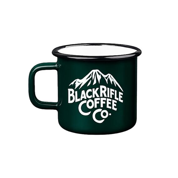 Кружка эмалированная Mountain, 355 мл (Mountain Enamel Mug) | Black Rifle Coffee