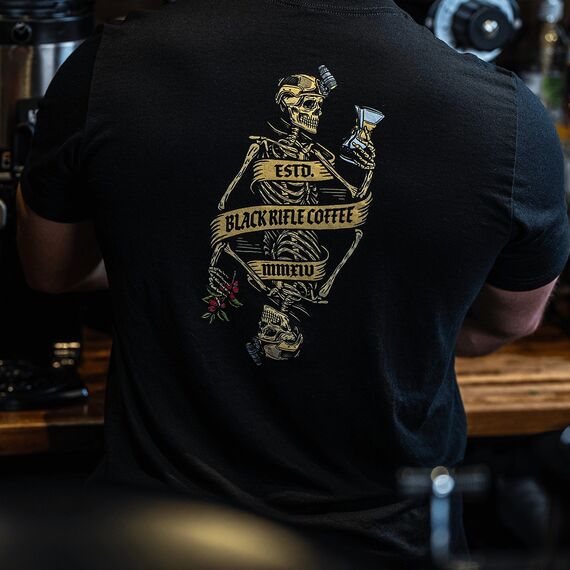 Футболка Double Skeleton из трехкомпонентного трикотажа (Double Skeleton T-Shirt) | Black Rifle Coffee