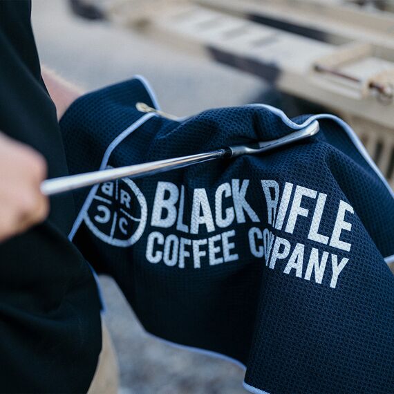 Полотенце для гольфа Company Logo из микрофибры (Company Logo Microfiber Golf Towel) | Black Rifle Coffee