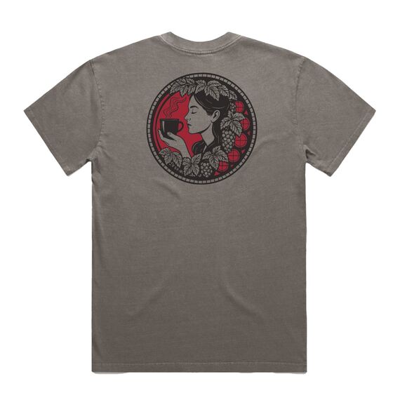 Футболка Goddess of the Grind с эффектом выцветания (Goddess of the Grind Faded T-Shirt) | Black Rifle Coffee