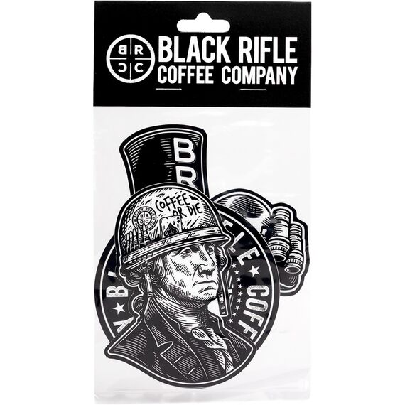 Набор наклеек Presidents Sticker Pack 90 (Presidents Sticker Pack 90) | Black Rifle Coffee