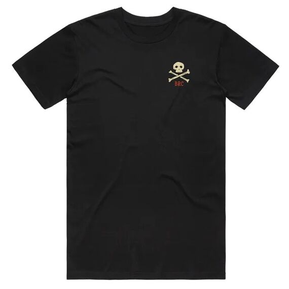 Футболка Jolly Roger Cross Bones с большим принтом на спине (Jolly Roger Cross Bones T-Shirt) | Black Rifle Coffee