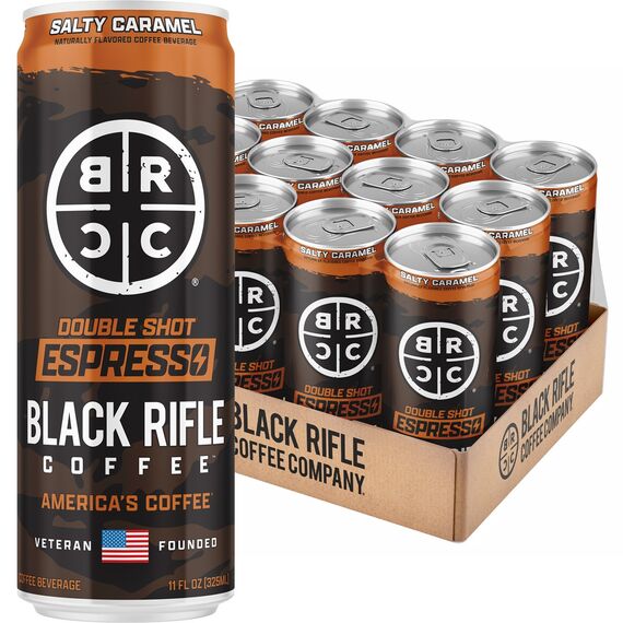 Кофейный напиток Ready To Drink, 200 мг кофеина, 12 банок (Ready To Drink Coffee, 200MG 12-Pack) | Black Rifle Coffee