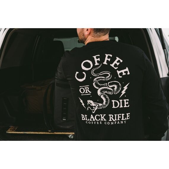 Лонгслив Caffeine and Coils (Caffeine and Coils Long Sleeve T-Shirt) | Black Rifle Coffee