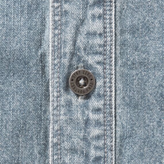 Джинсовая рубашка Denim Work (Denim Work Shirt) | Zero Foxtrot