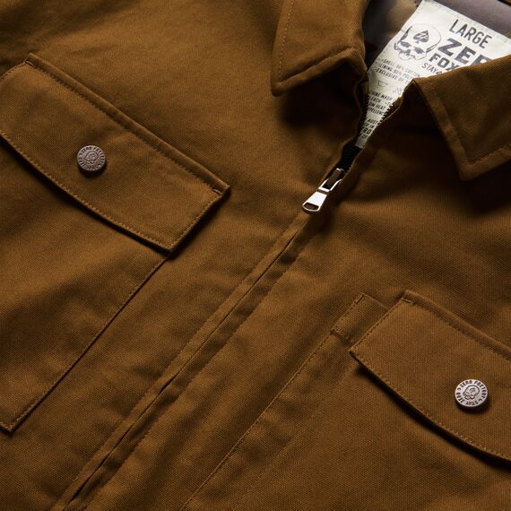 Куртка Canvas Trucker утепленная, прошлый сезон (Insulated Canvas Trucker Jacket (Outlet)) | Zero Foxtrot