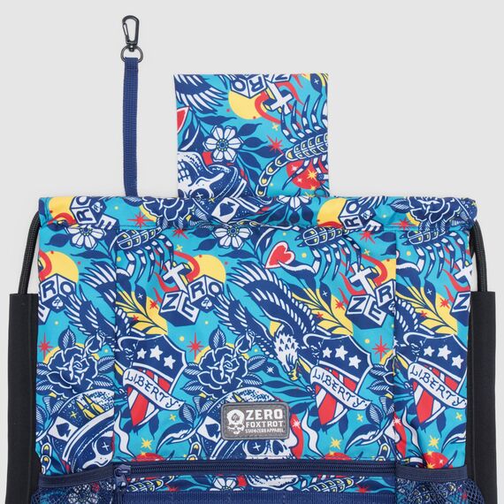 Рюкзак-мешок TAC Liberty Skull (Liberty Skull TAC Drawstring Pack) | Zero Foxtrot