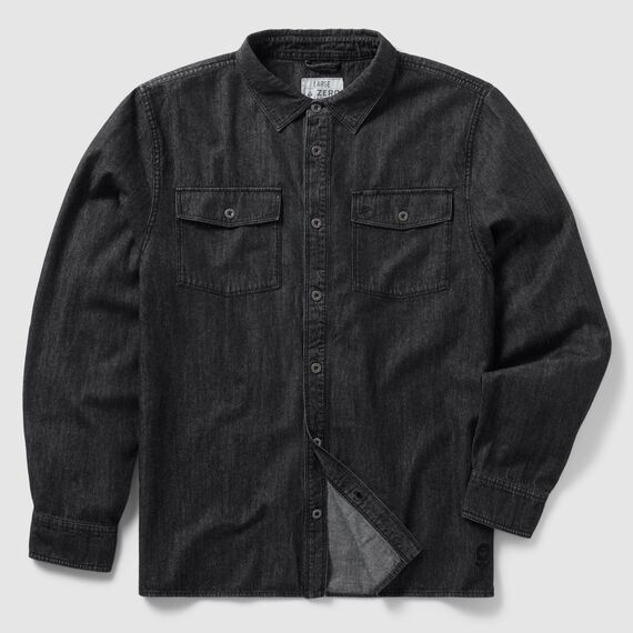 Джинсовая рубашка Denim Work (Denim Work Shirt) | Zero Foxtrot
