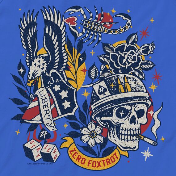 Майка Liberty Skull (Liberty Skull Tank) | Zero Foxtrot