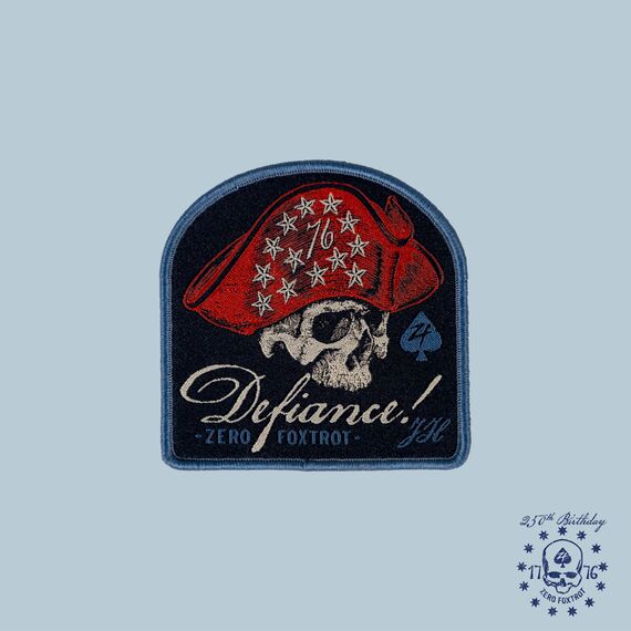 Нашивка 76 Defiance (76 Defiance Patch) | Zero Foxtrot