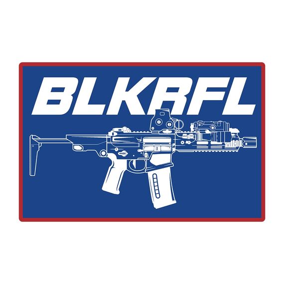 Нашивка ПВХ BLKRFL (PVC BLKRFL Patch) | Black Rifle Coffee
