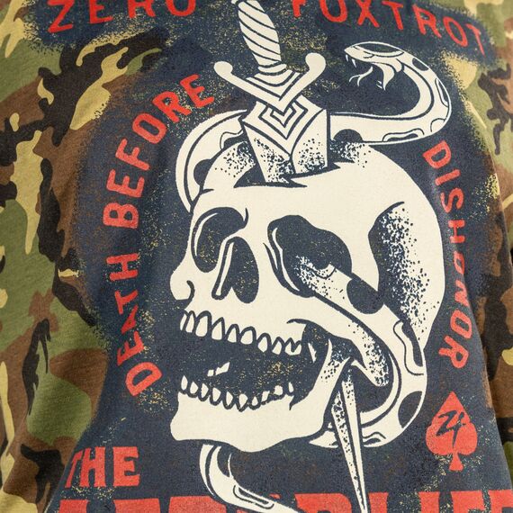 Футболка Death Before Dishonor (Death Before Dishonor Tee) | Zero Foxtrot