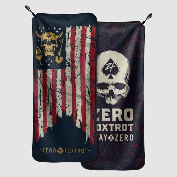 Полотенце спортивное из микрофибры (Microfiber Gym Towel) | Zero Foxtrot