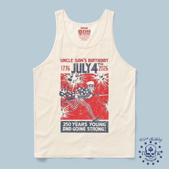 Майка Uncle Sam's B-Day (Uncle Sam's B-Day Tank) | Zero Foxtrot
