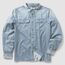 Джинсовая рубашка Denim Work (Denim Work Shirt) | Zero Foxtrot